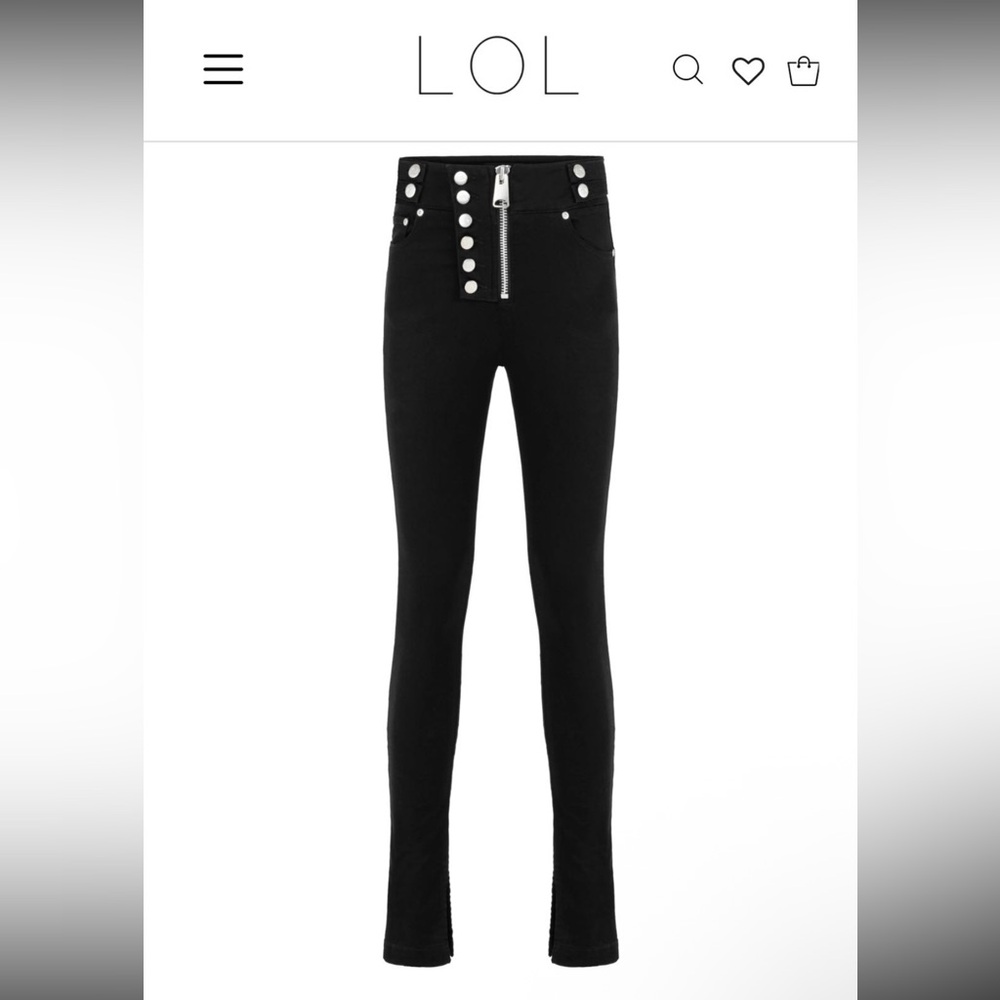 LOL Black Silver Denim